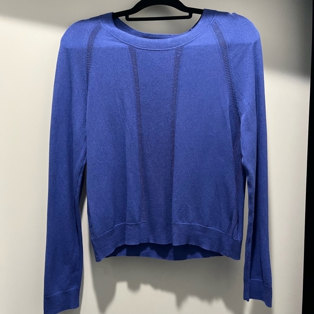 NWOT Comptoir Des Cotonniers Royal Blue Knit Top
